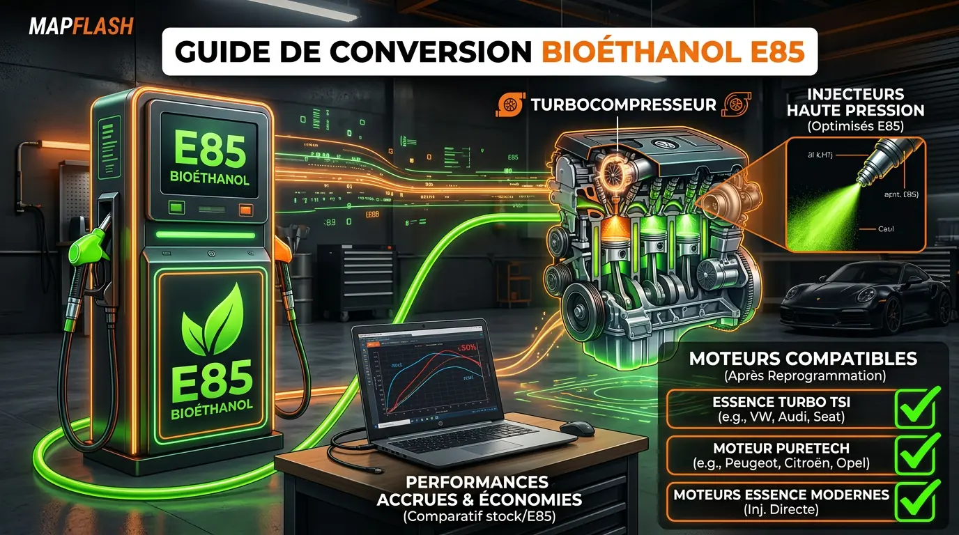 Compatibilité E85 bioéthanol véhicule