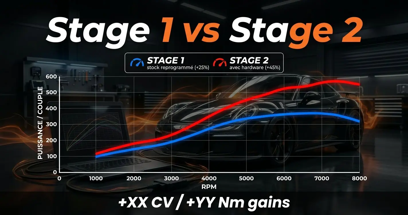 Stage 1 vs Stage 2 reprogrammation moteur